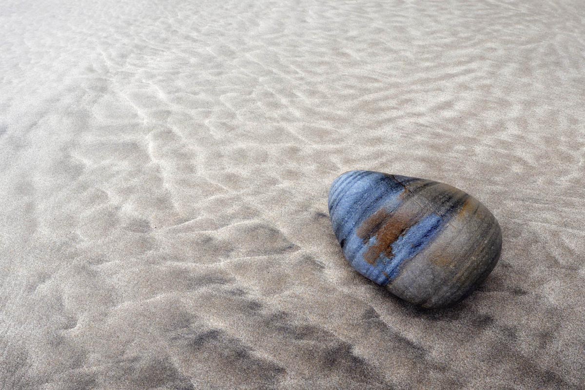 Resting pebble