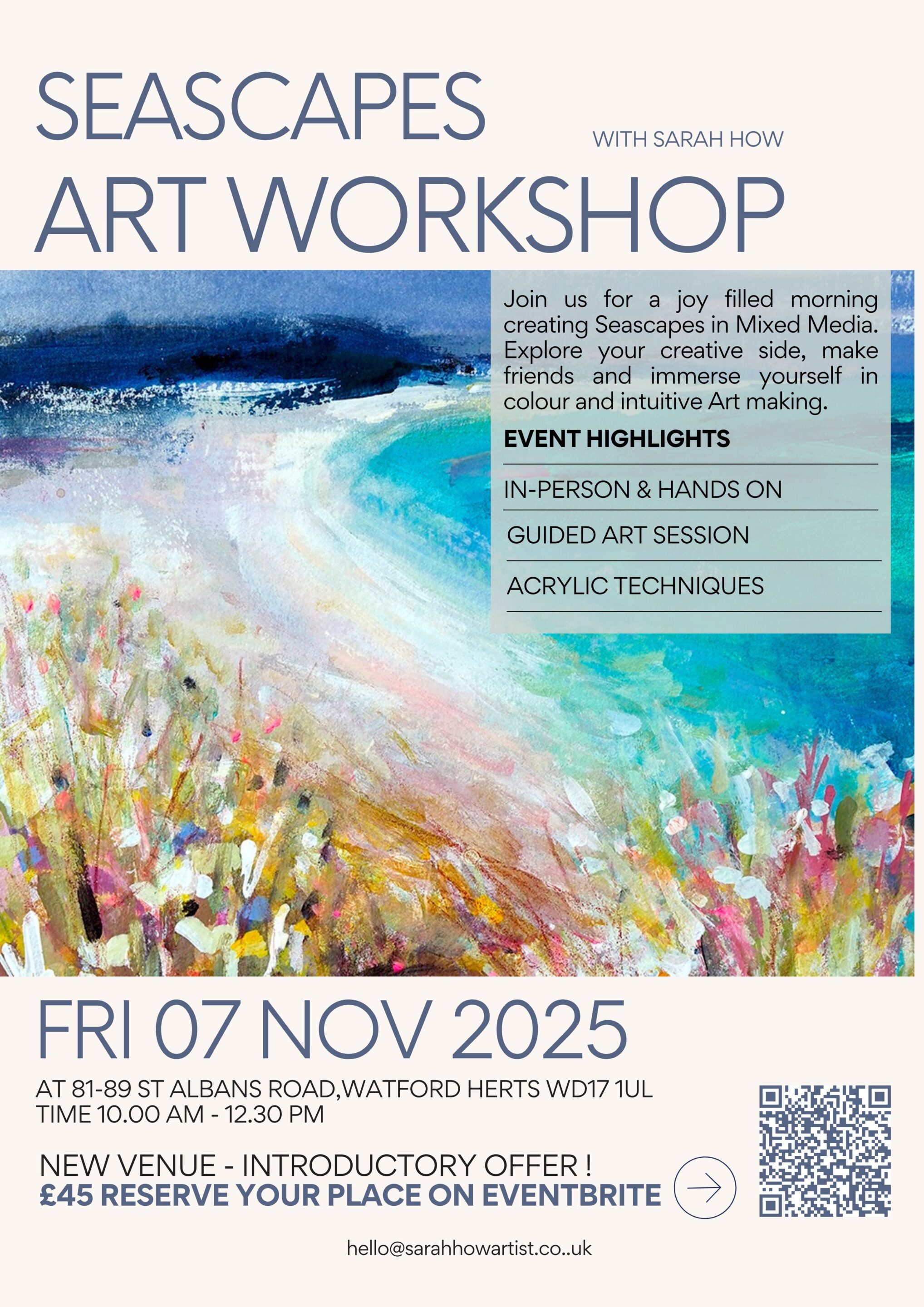 ‘Seascapes’ Art Workshop