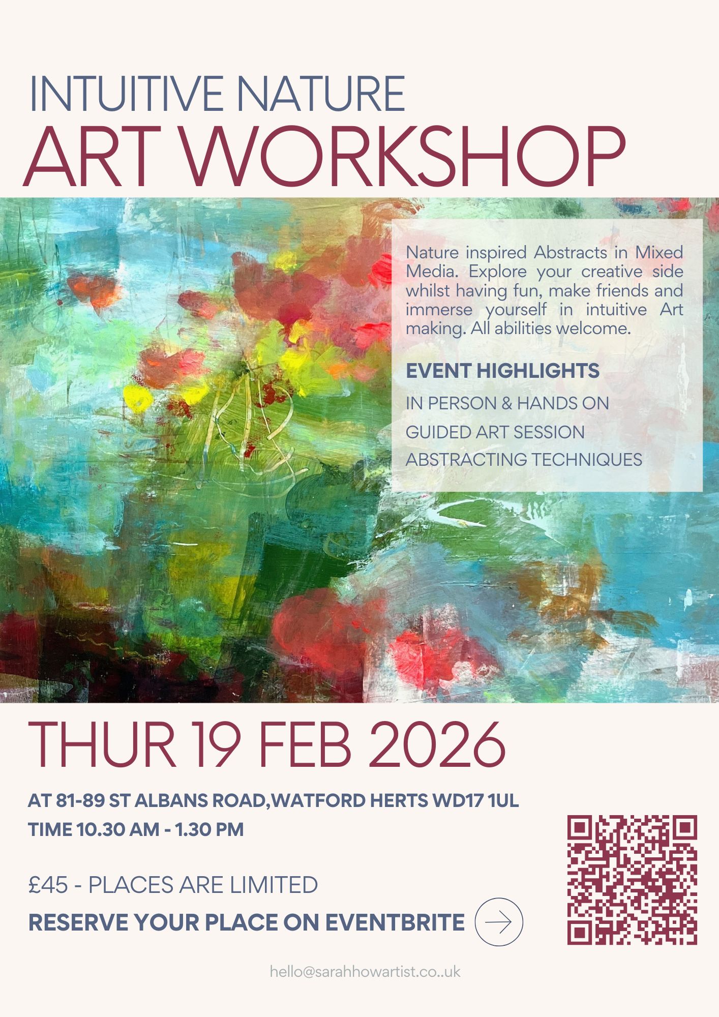 Intuitive Nature – Mixed Media Workshop