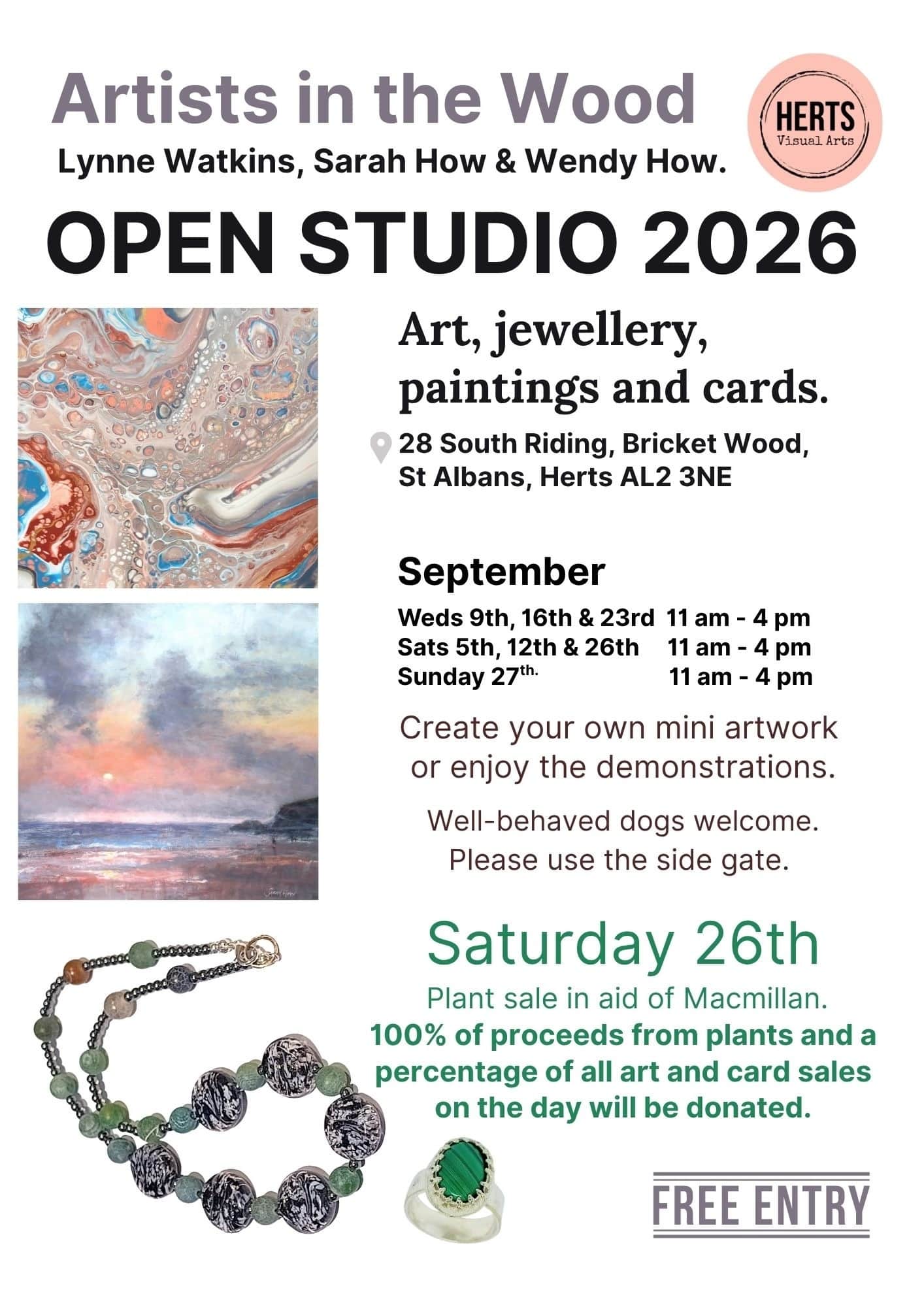 OPEN STUDIOS 2026